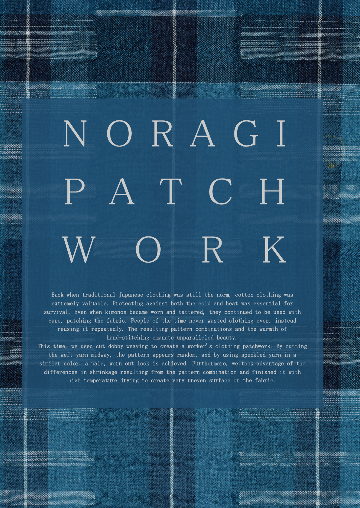 STUDIO D'ARTISAN - PRE-ORDER: NORAGI PATCHWORK SHIRT No. 5747 - Tempo