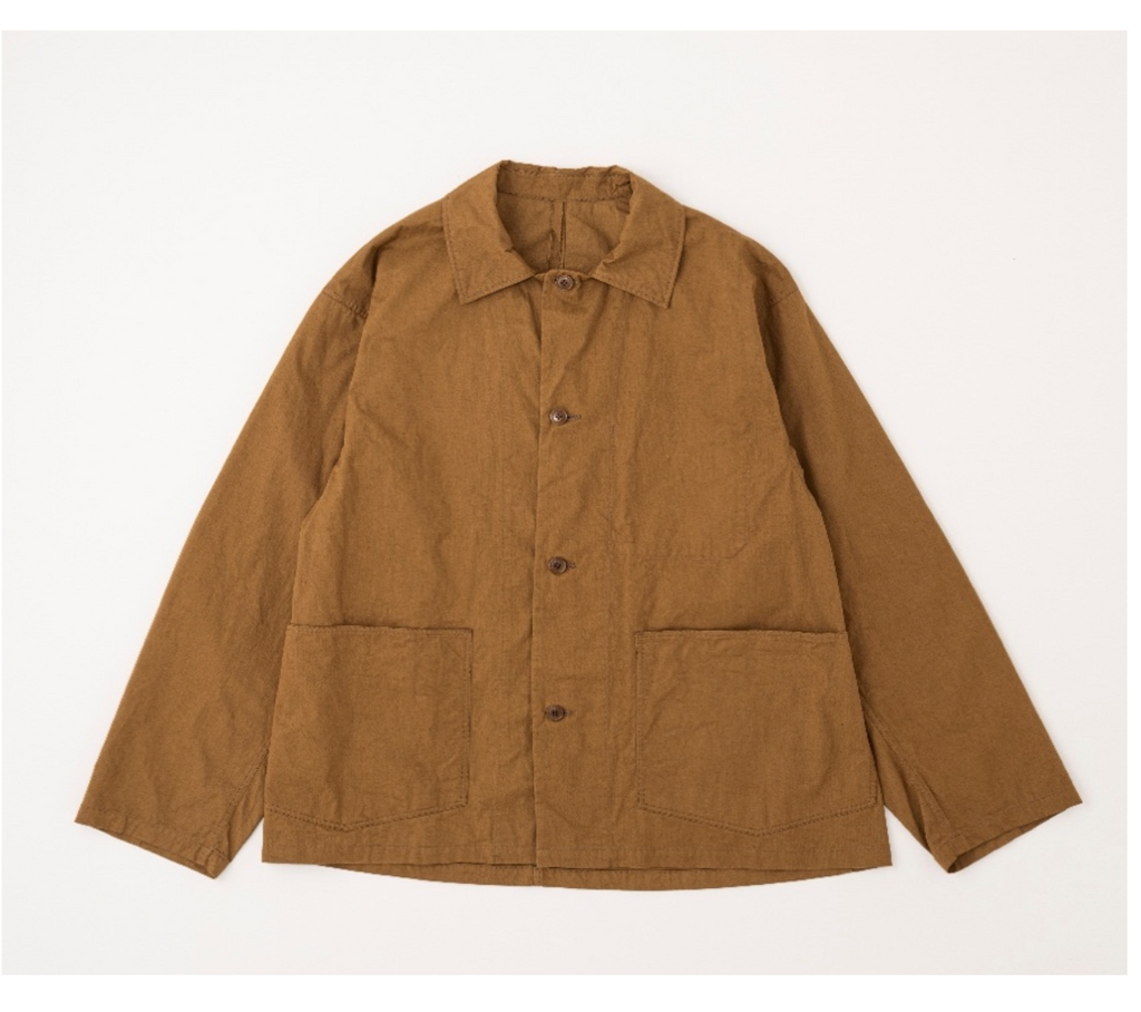 MARK S. - Pre-Order: Cotton Work Jacket in Shiki + Mud Dye - Tempo