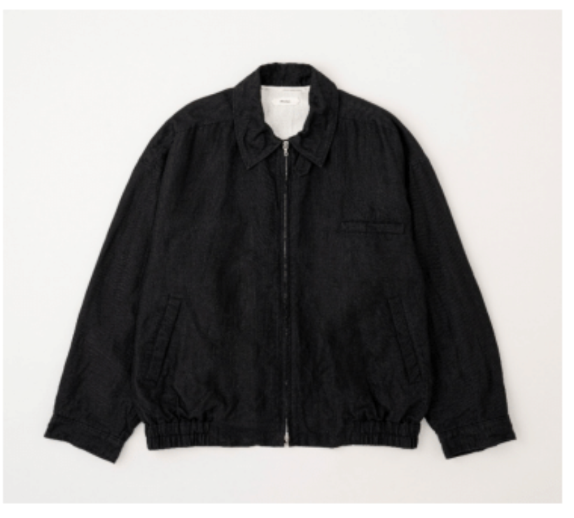 MARK S. - Pre-Order: Ramie / Cotton Eliane Jacket in Black - Tempo