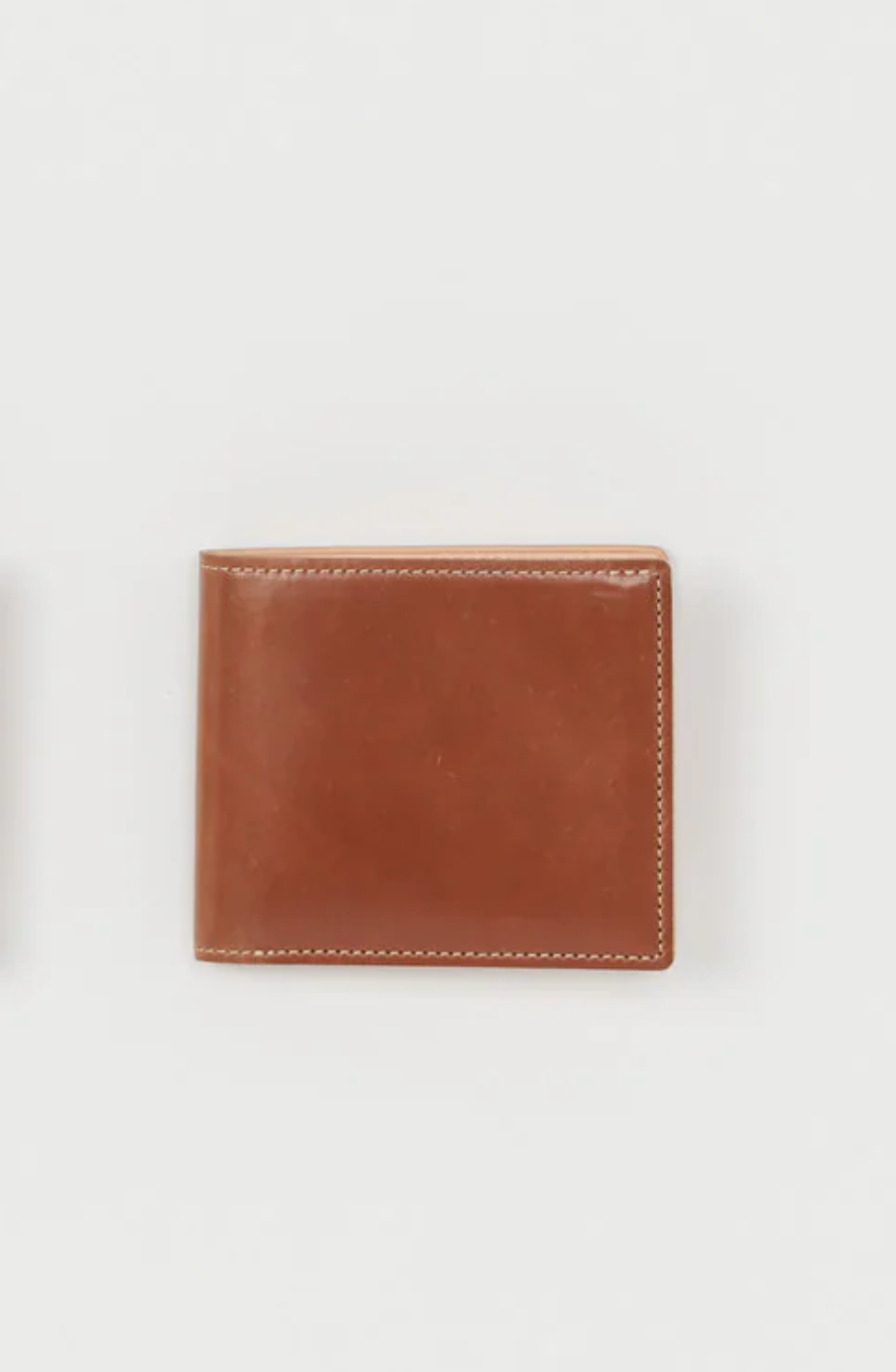 Hender Scheme - Half Folded Wallet in Caramel Cordovan - Tempo