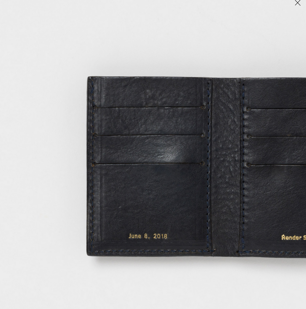 Hender Scheme - Trifold Wallet in Black - Tempo