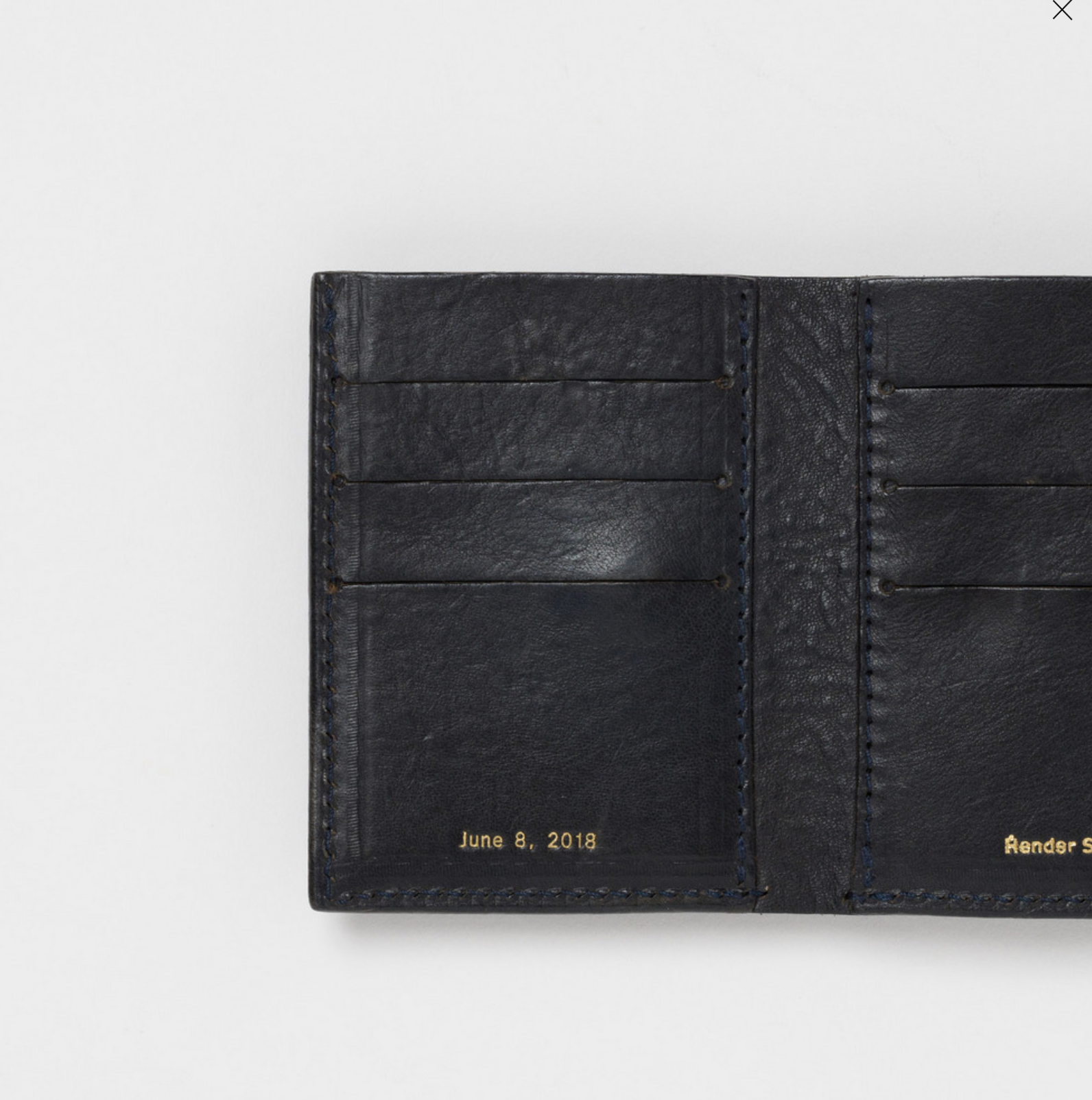 Hender Scheme - Trifold Wallet in Black - Tempo