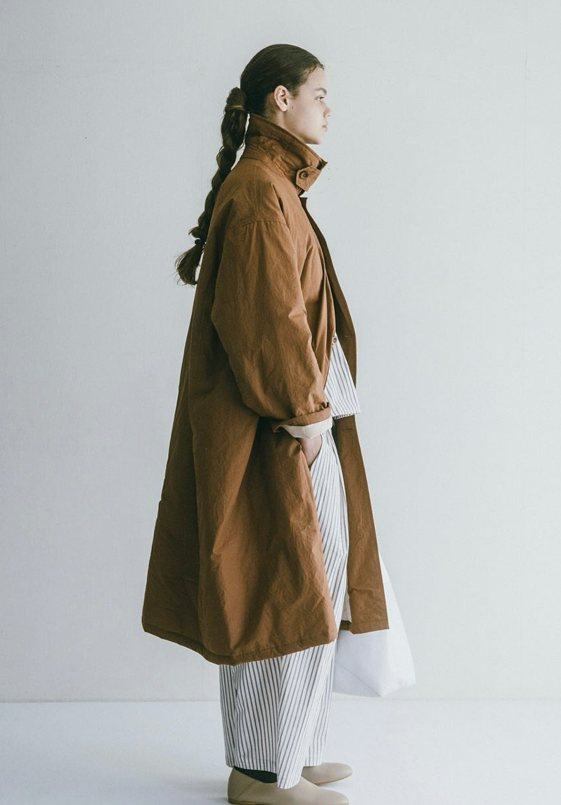 FOG LINEN WORK - Mii Thaaii - Amar Cotton Puffer Coat in Black - Tempo