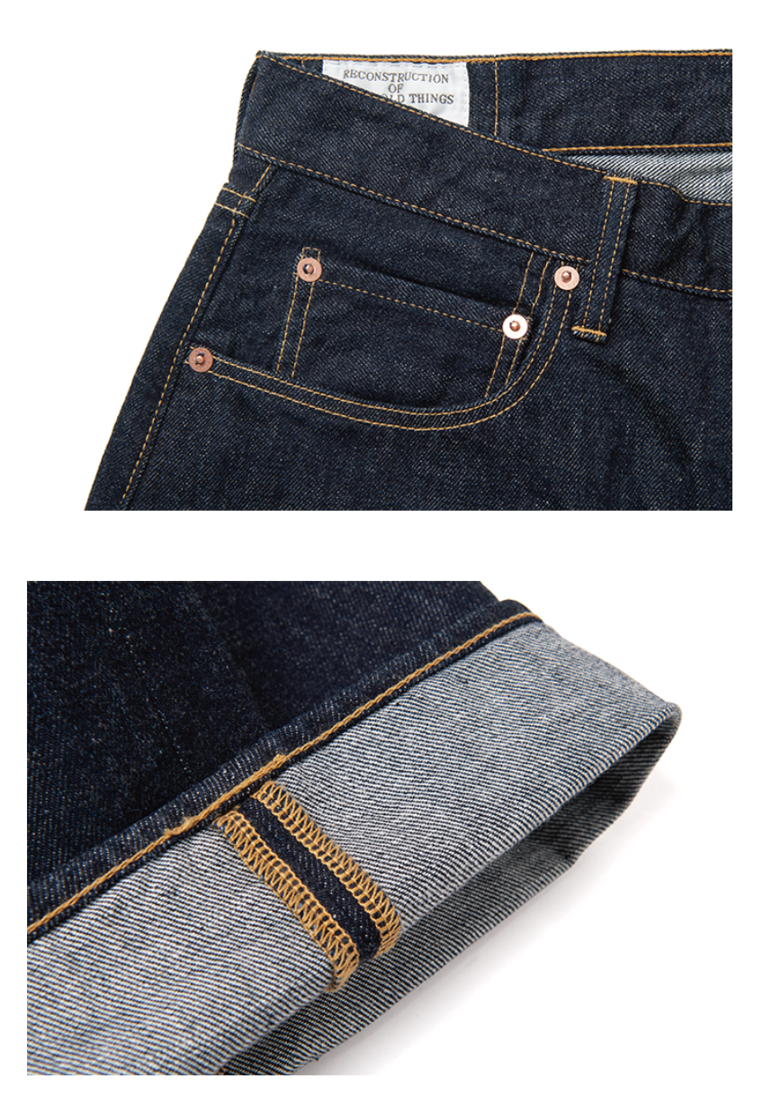 STUDIO D'ARTISAN - PRE-ORDER: 13.5OZ RELAX WIDE JEANS - Tempo