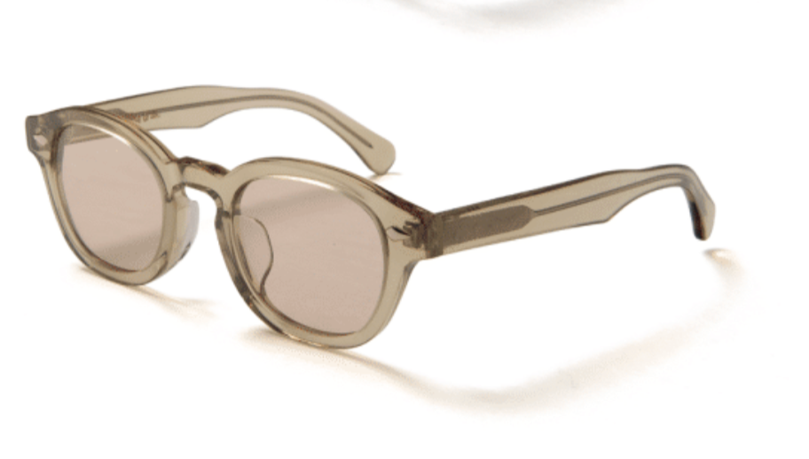 STUDIO D'ARTISAN - PRE-ORDER: WELLINGTON Sunglasses in Clear Yellow Caramel - Tempo