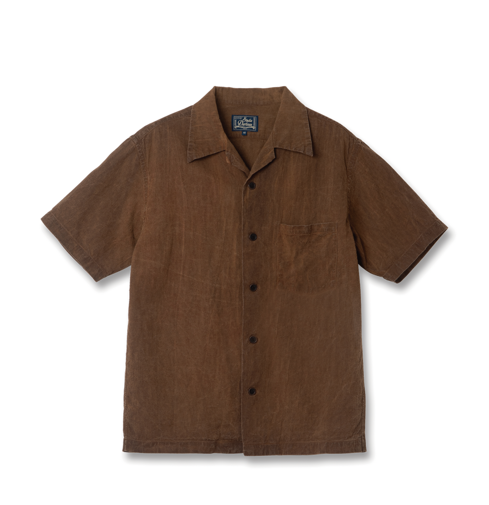PRE-ORDER: KAKISHIBU-ZOME OPEN COLLAR SHIRT