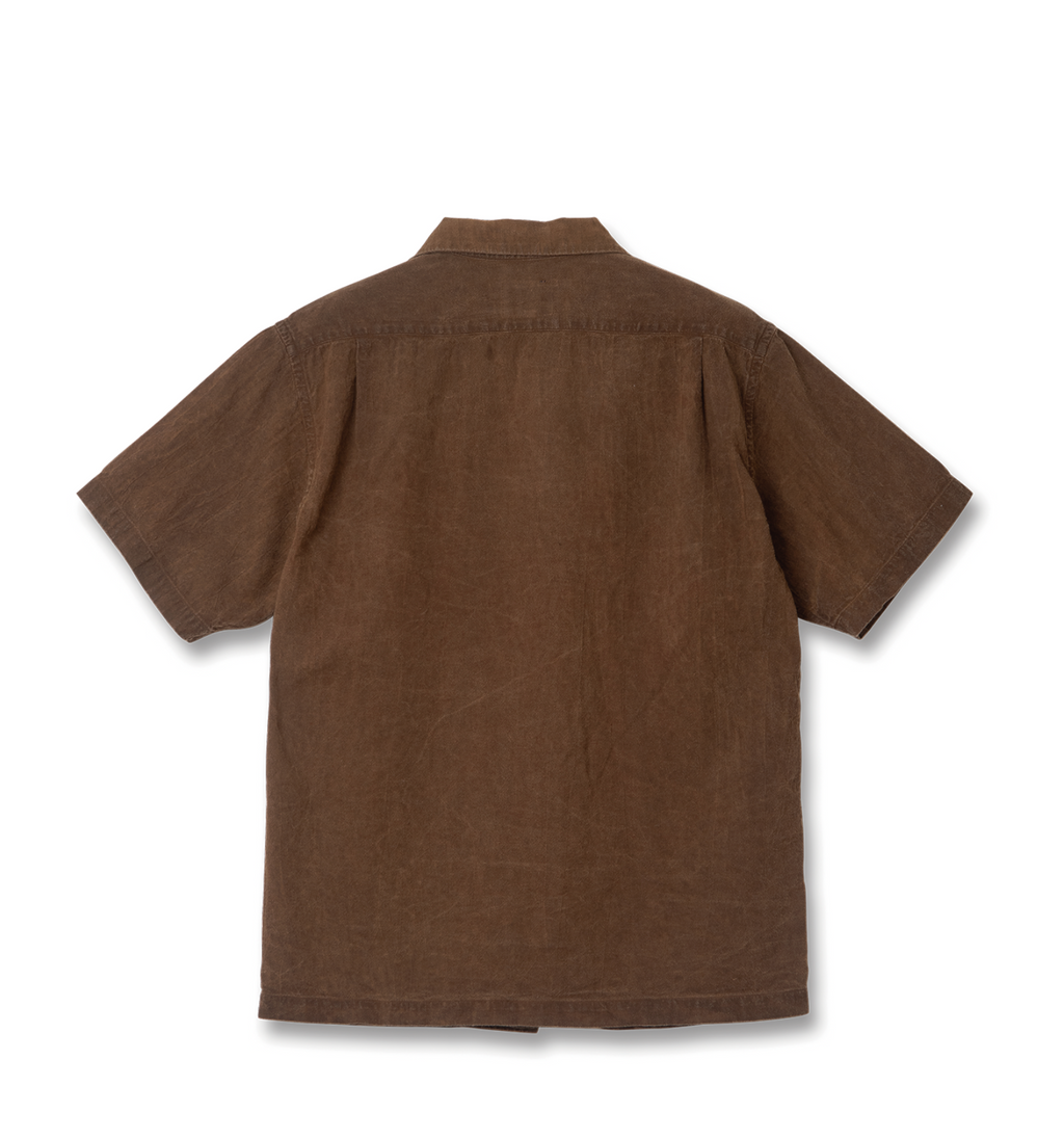 PRE-ORDER: KAKISHIBU-ZOME OPEN COLLAR SHIRT