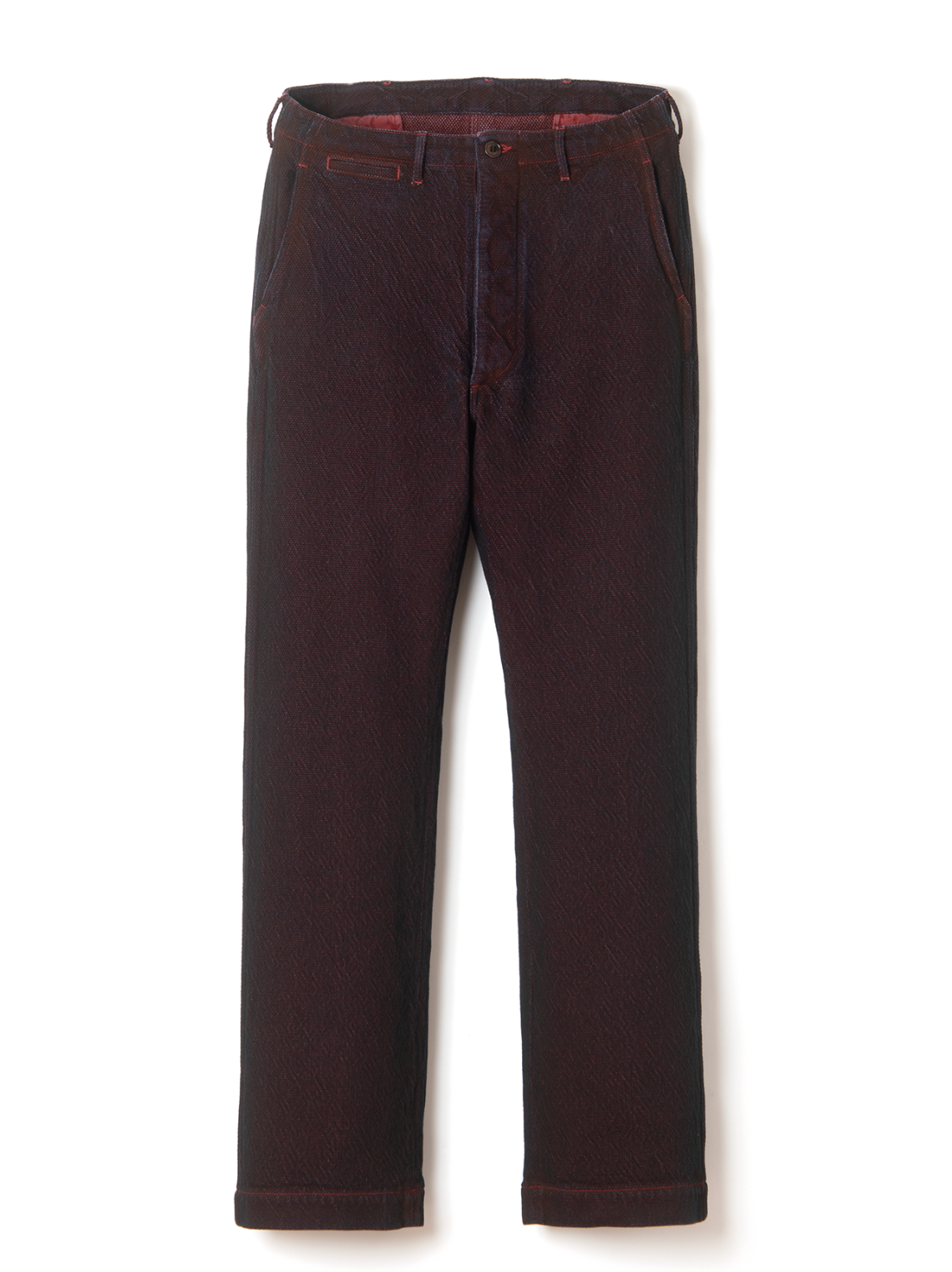 PRE-ORDER: BENGALA-DYED SASHIKO PANTS