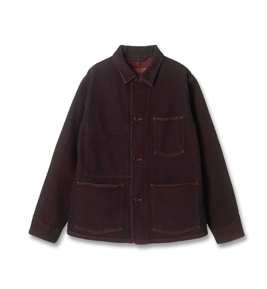 PRE-ORDER: BENGALA-DYED SASHIKO JACKET