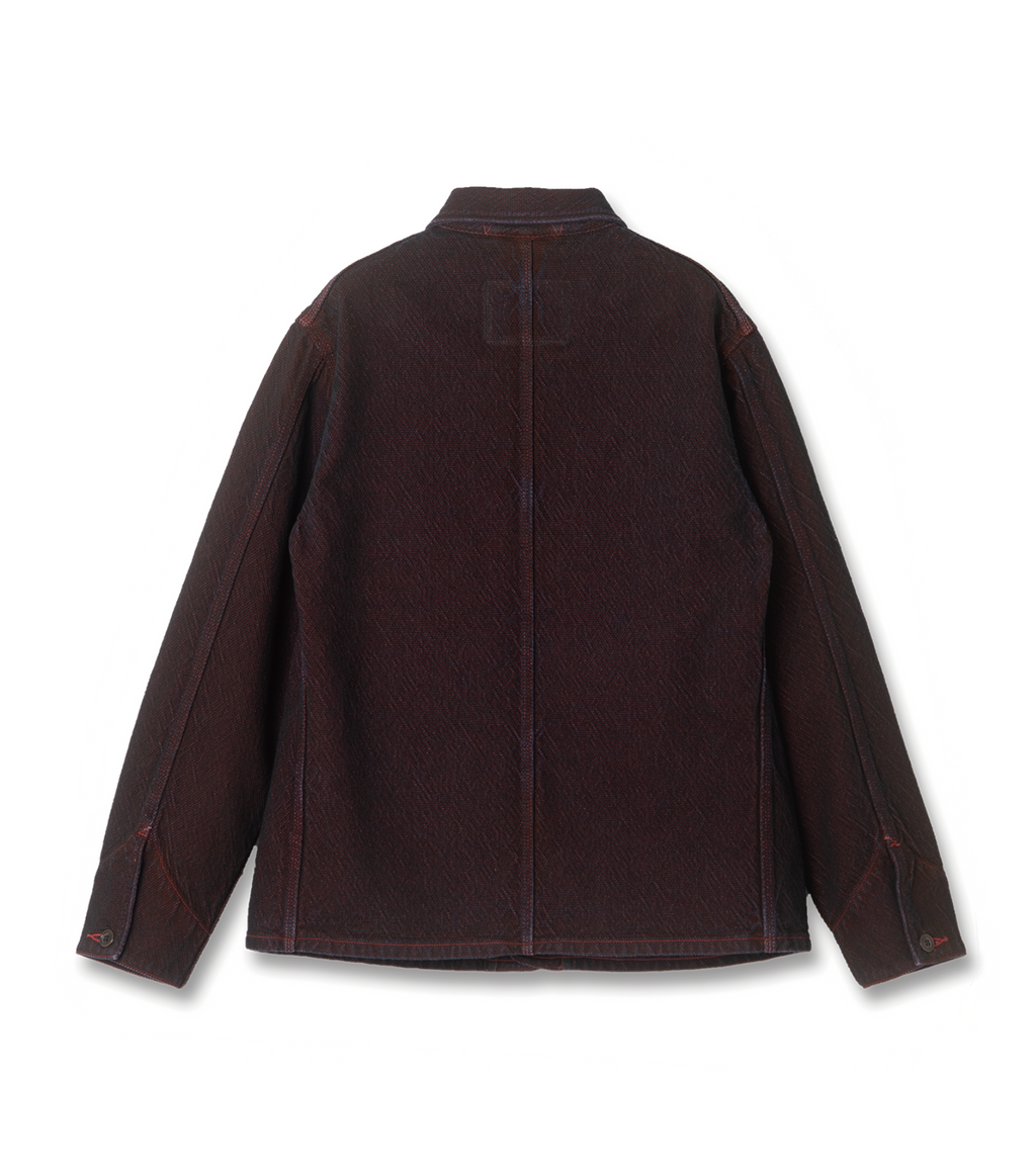 PRE-ORDER: BENGALA-DYED SASHIKO JACKET