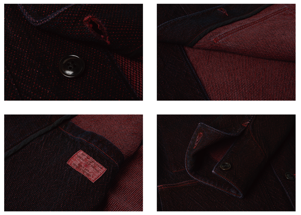 PRE-ORDER: BENGALA-DYED SASHIKO JACKET