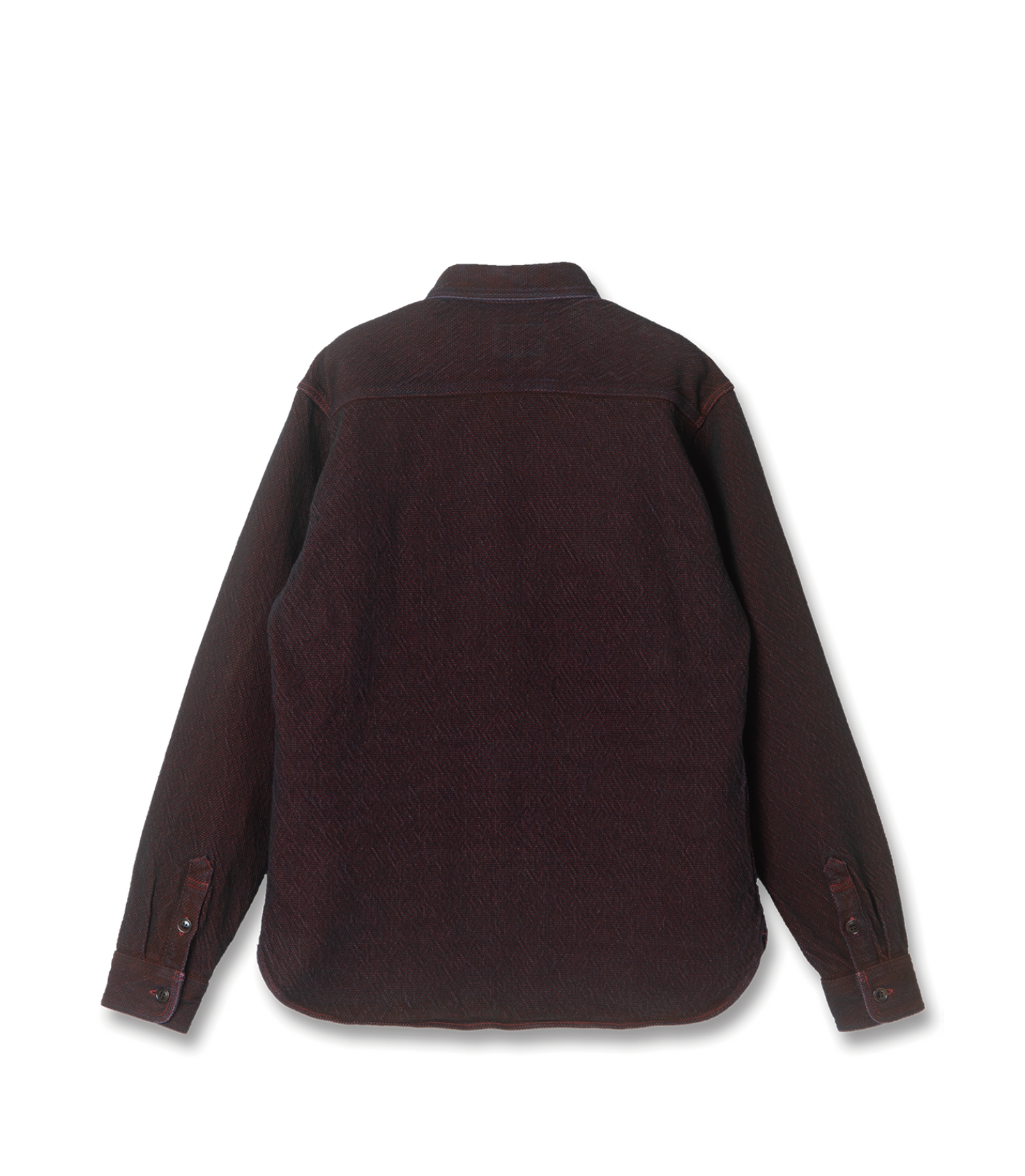 BENGALA-DYED SASHIKO SHIRT