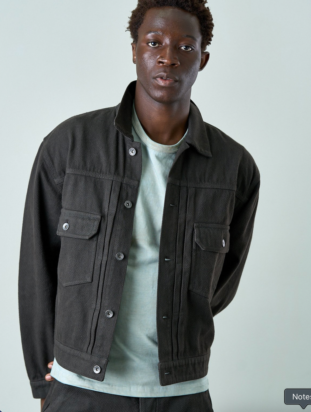 HELD IN FORM - Kuzushi Type II Jacket - Woven Sashiko Espresso - Tempo