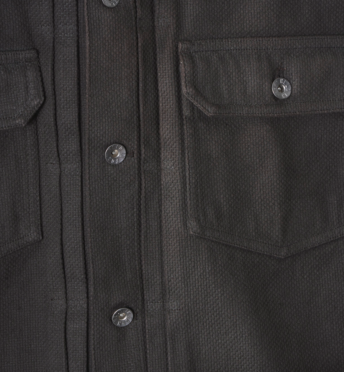 HELD IN FORM - Kuzushi Type II Jacket - Woven Sashiko Espresso - Tempo