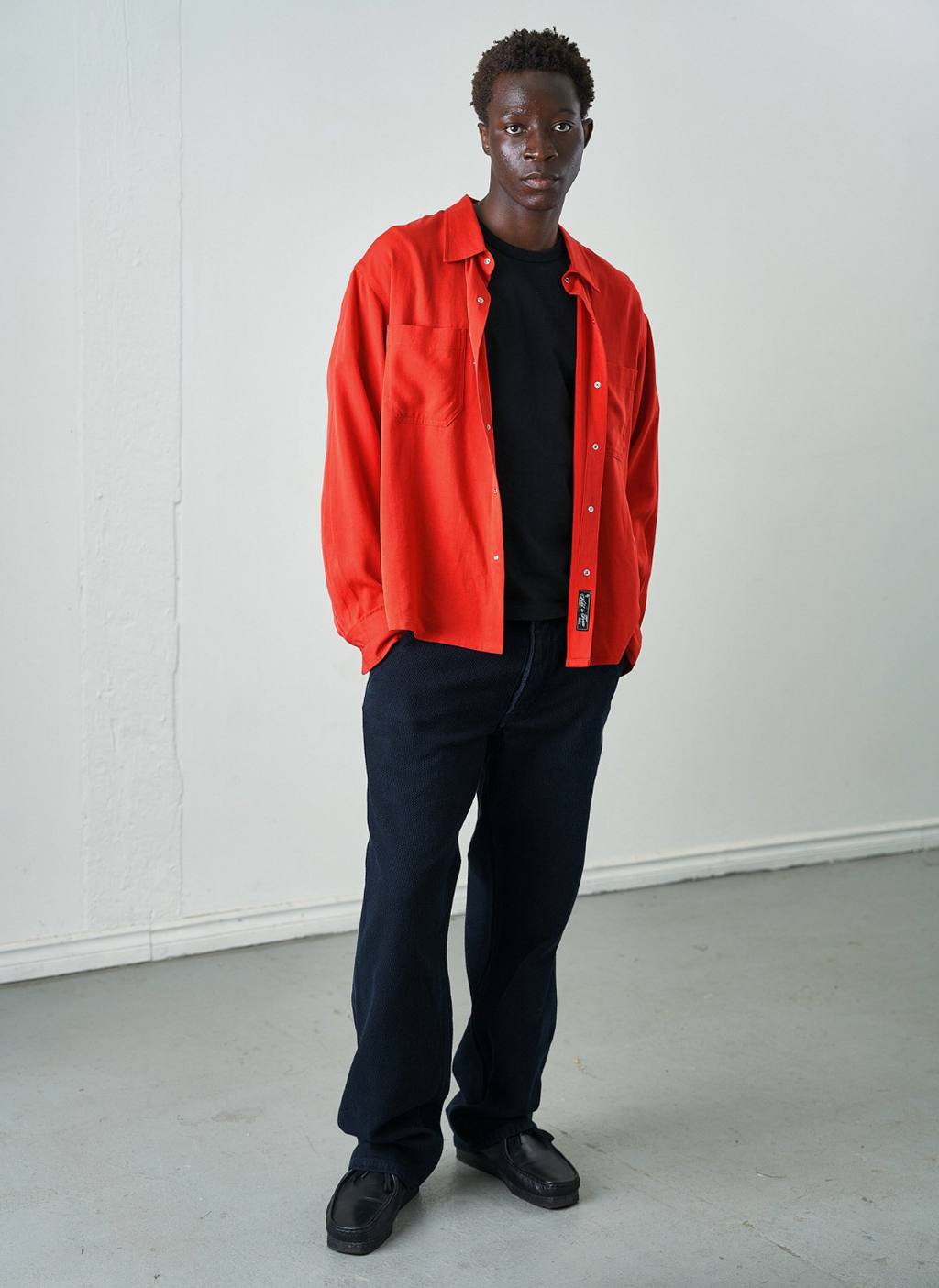 HELD IN FORM - Kuzushi 5 Pocket Pant - Woven Sashiko Overdyed Natural Indigo - Tempo