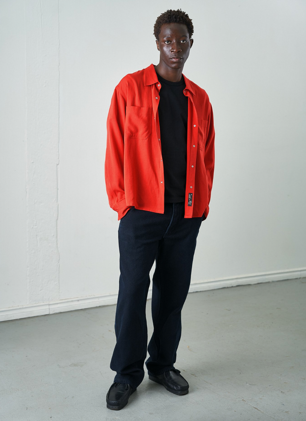 HELD IN FORM - Kuzushi 5 Pocket Pant - Woven Sashiko Overdyed Natural Indigo - Tempo