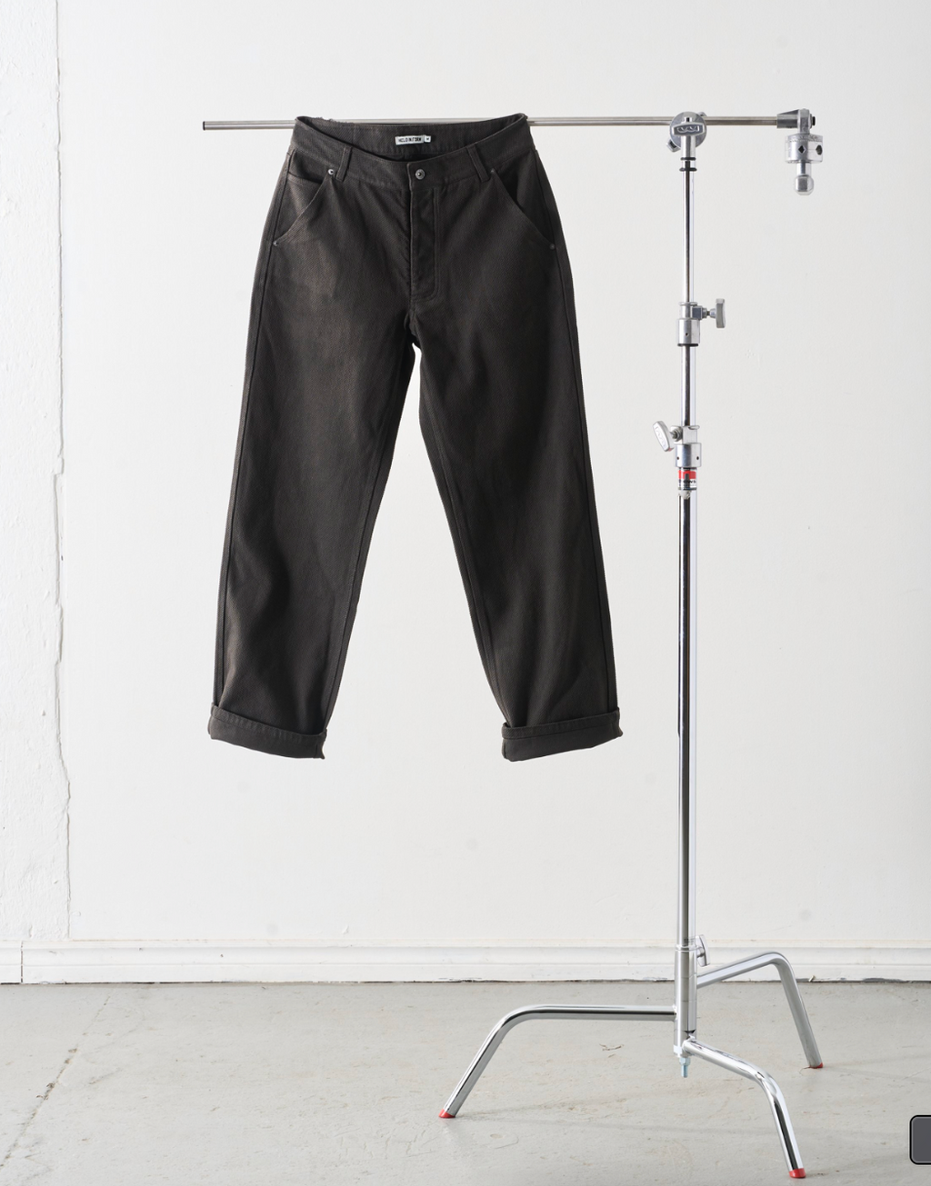 HELD IN FORM - Kuzushi 5 Pocket Pant - Woven Sashiko Espresso - Tempo