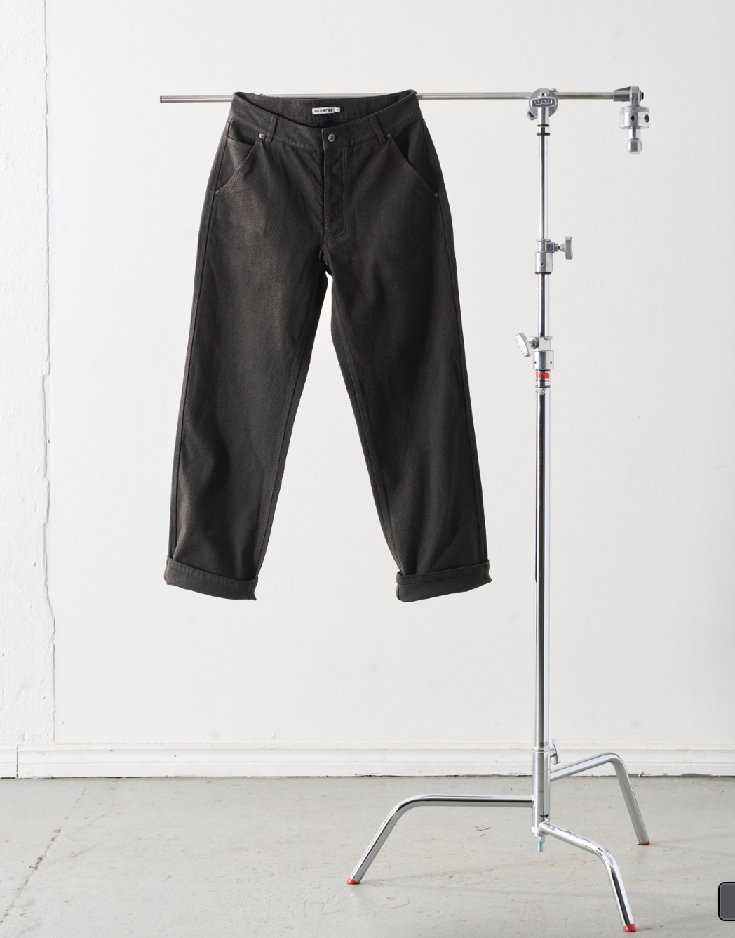 HELD IN FORM - Kuzushi 5 Pocket Pant - Woven Sashiko Espresso - Tempo