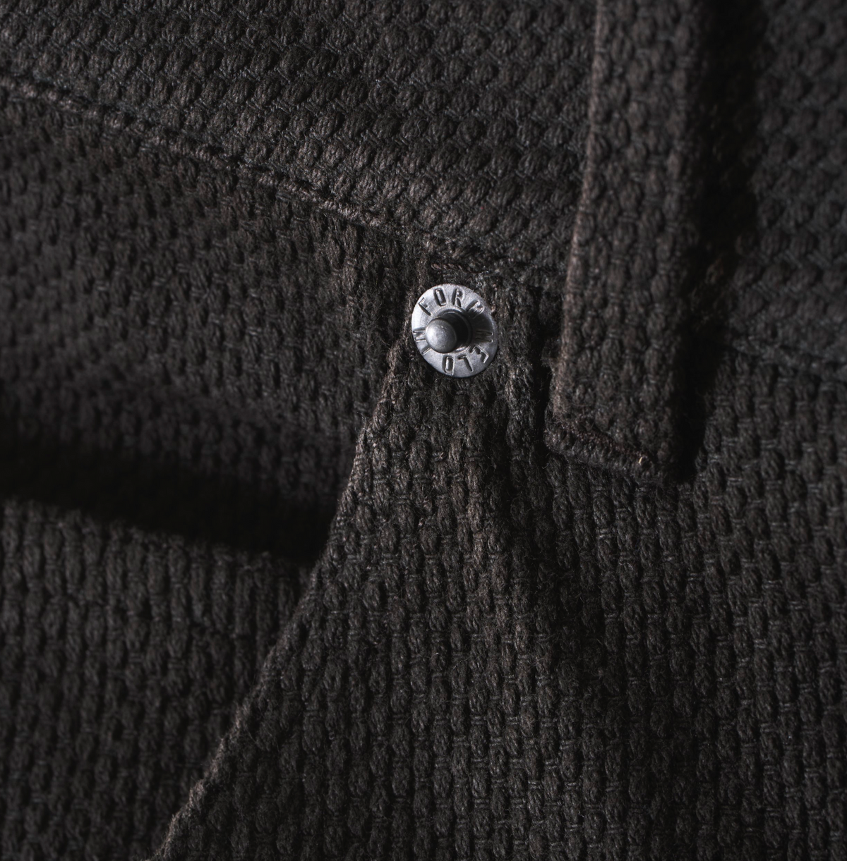 HELD IN FORM - Kuzushi 5 Pocket Pant - Woven Sashiko Espresso - Tempo