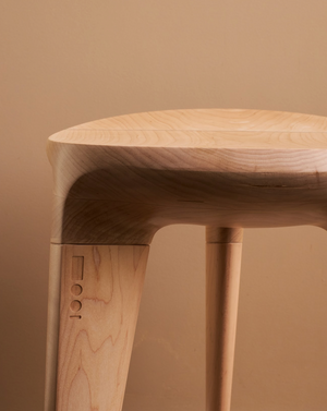 Daejo II Solid Ash Stool