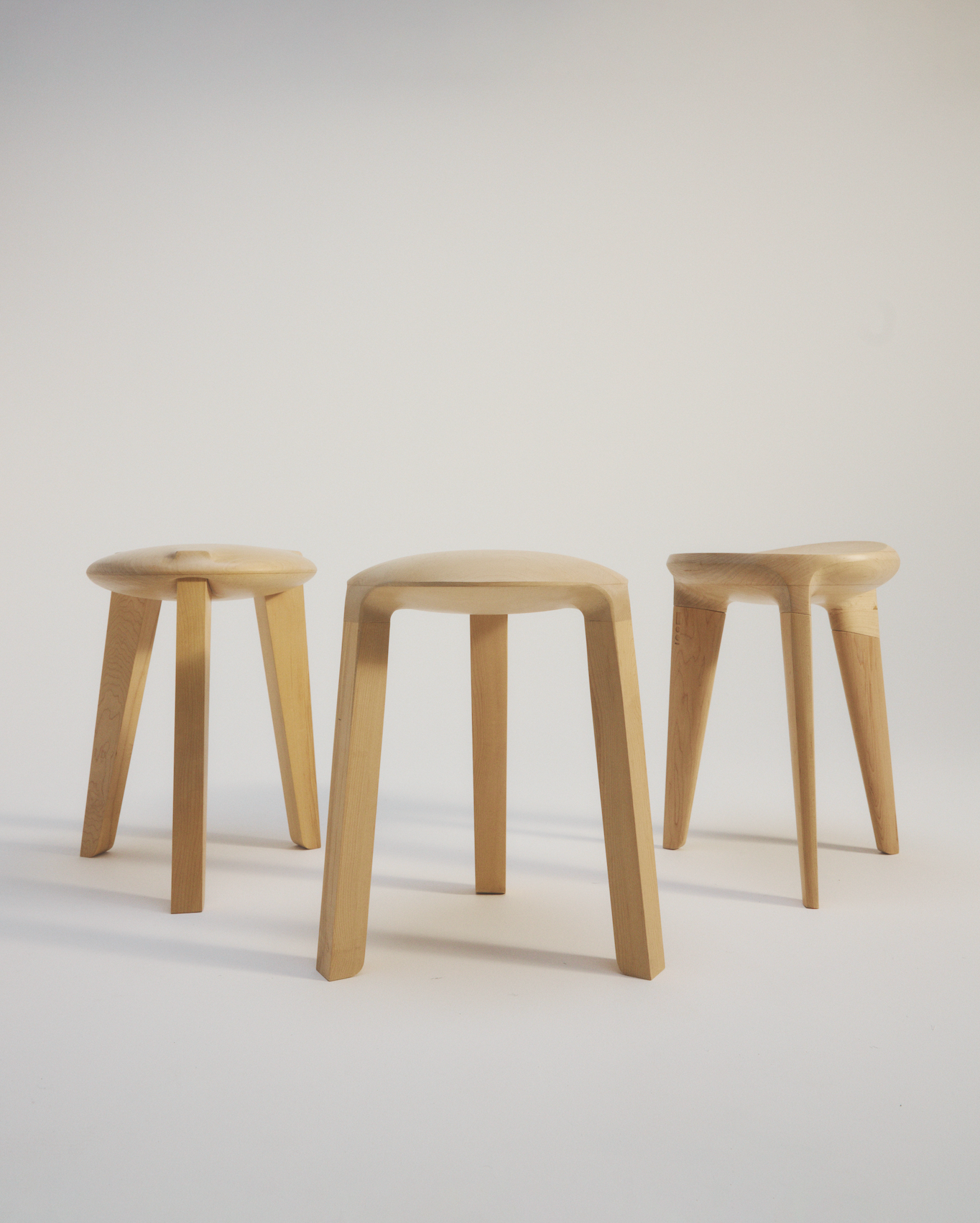 Daejo II Solid Ash Stool