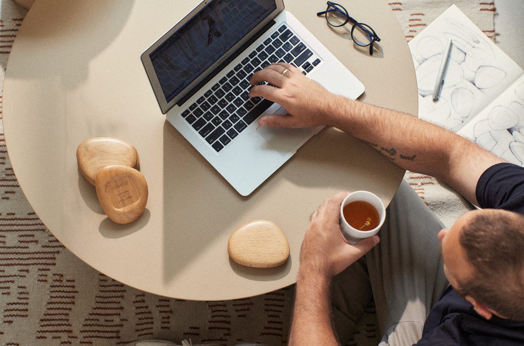 TOMAYA. - Pebble in Oak - Set of 2 / 4 - Tempo