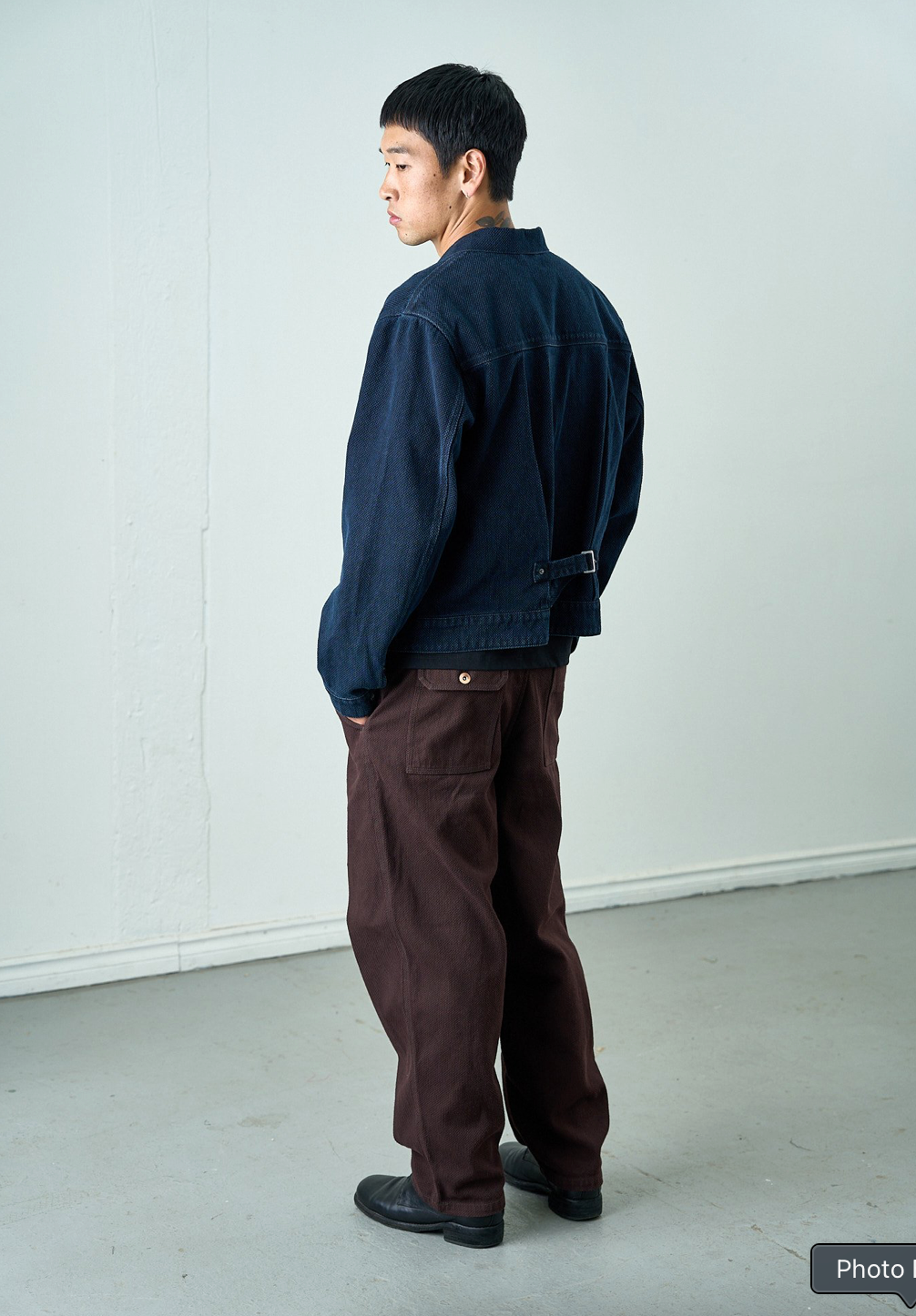 HELD IN FORM - Kuzushi Type II Jacket - Woven Sashiko Overdyed Natural Indigo - Tempo