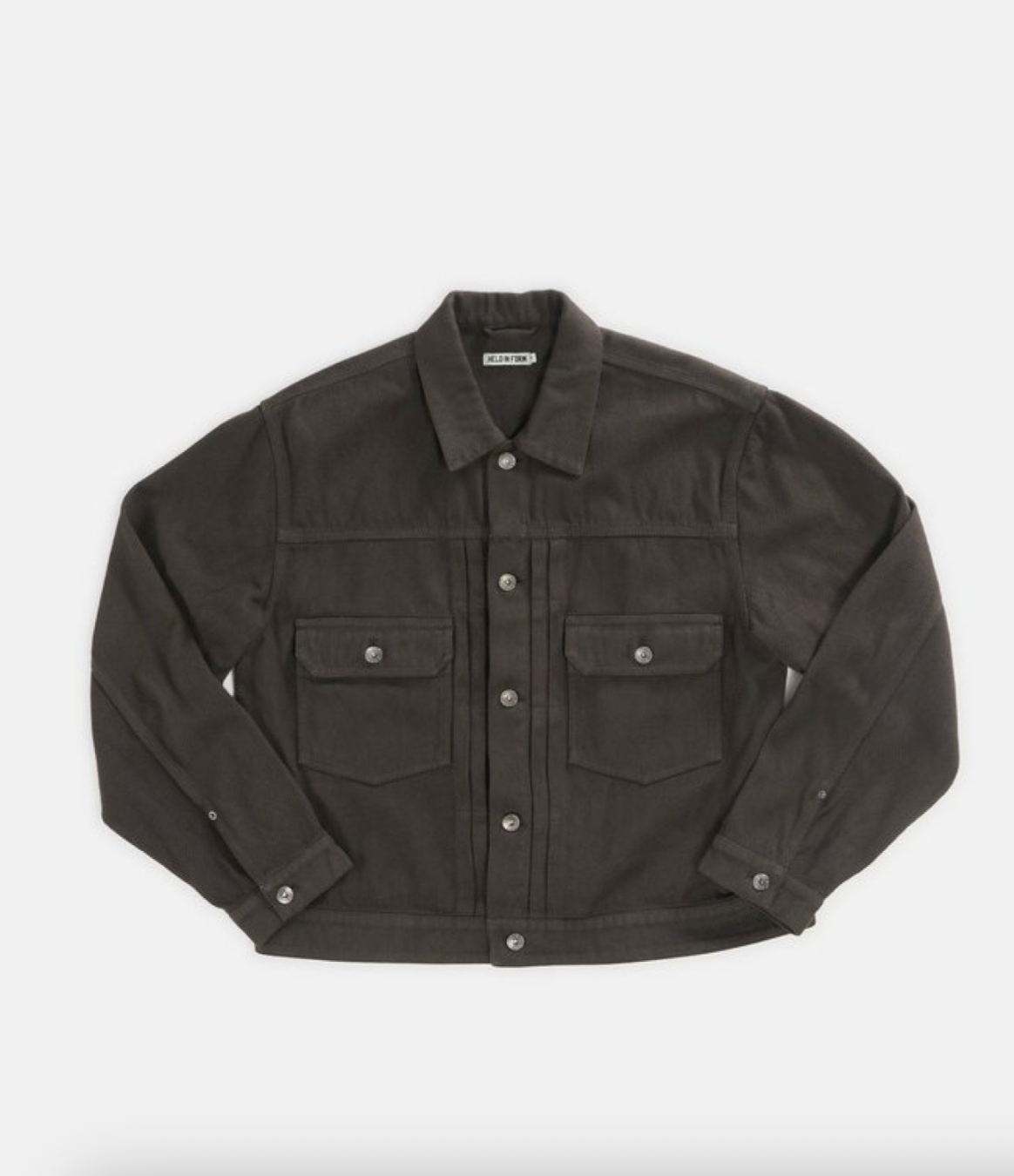 HELD IN FORM - Kuzushi Type II Jacket - Woven Sashiko Espresso - Tempo