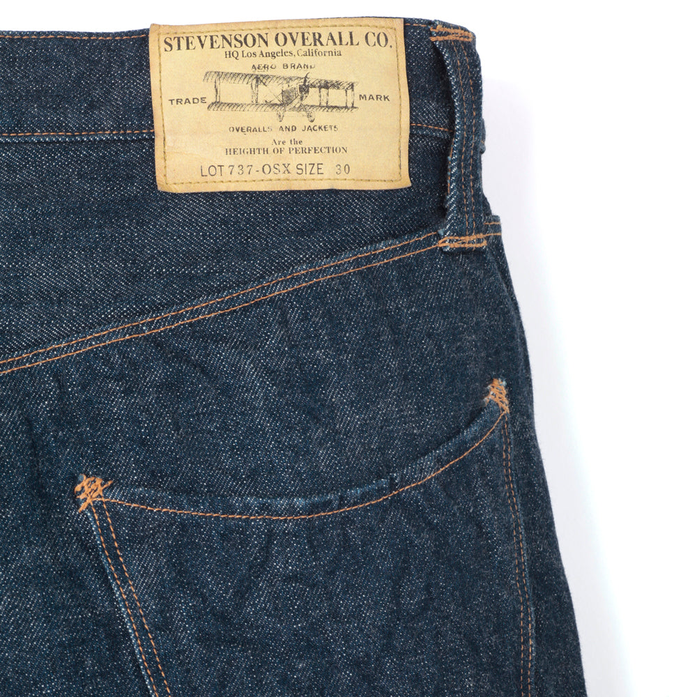 STEVENSON VENTURA 13oz Selvedge Green-Cast Denim - Slim Straight OW