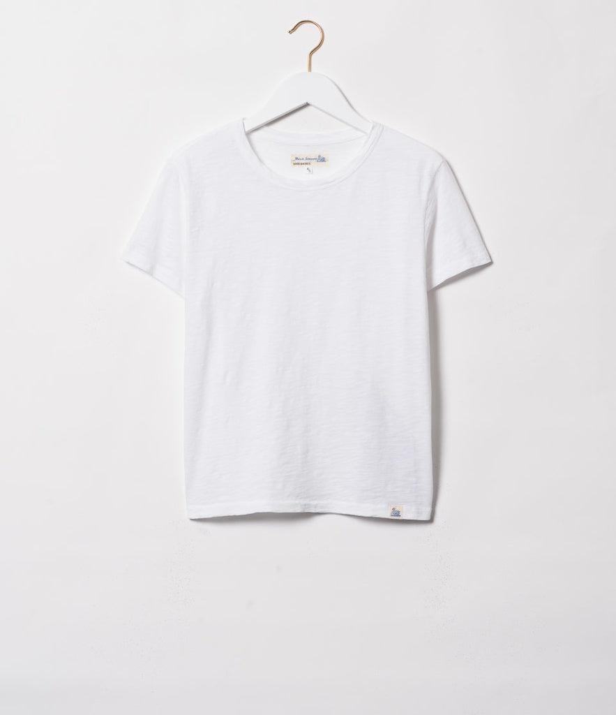PIMA Cotton Women's T-shirt 3.8oz Relaxed Fit in White WSCT20