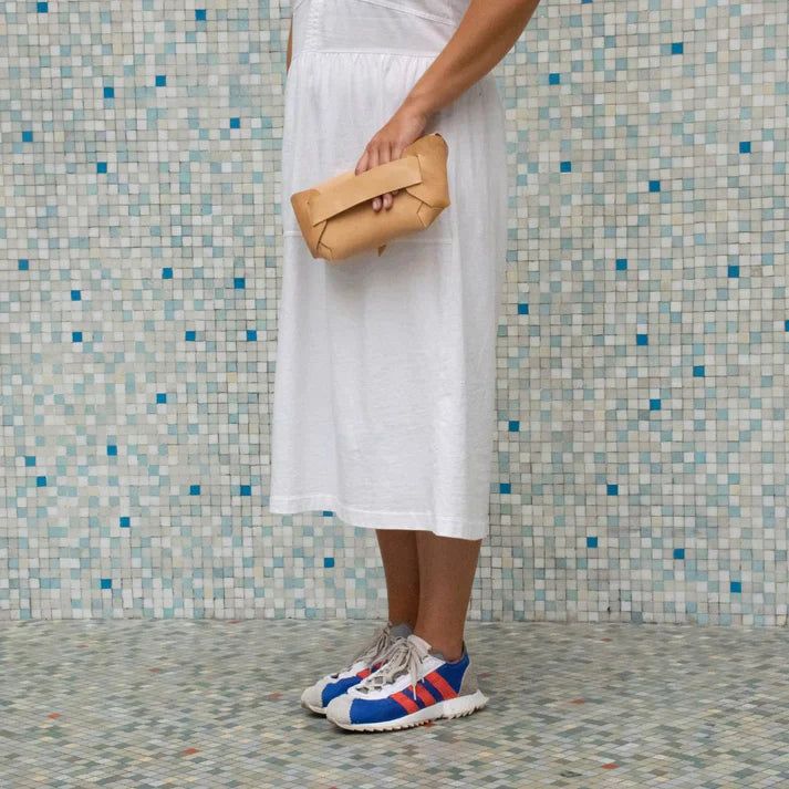 The Belt Bag / Clutch Bag | Vegetable Tanned Leather | Black - Tempo