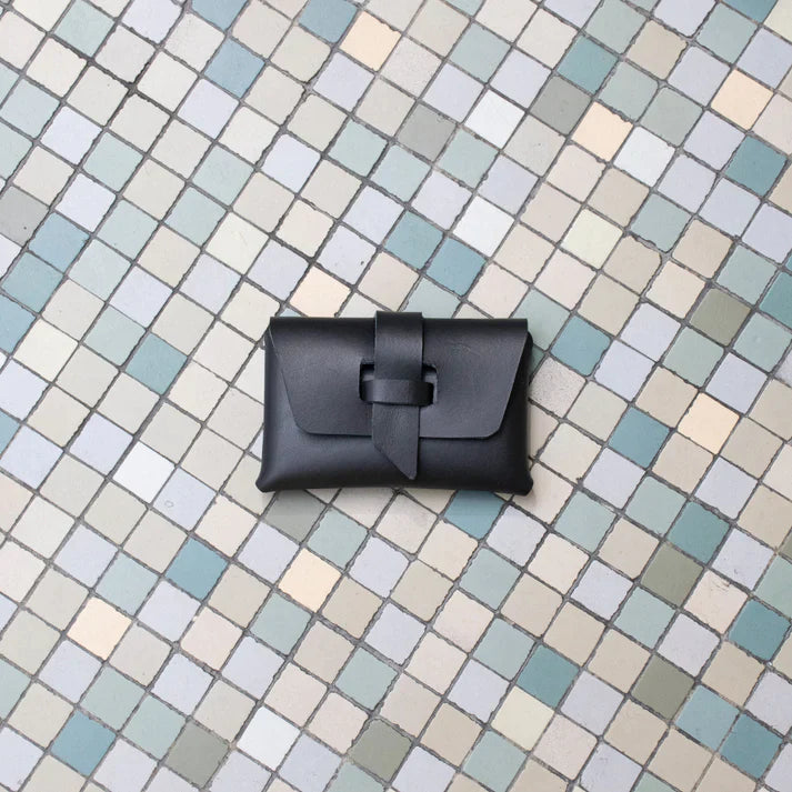 The Card Case / Coin Pouch | Vegetable Tanned Leather | Natural - Tempo