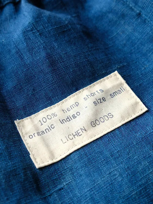 Organic Indigo Hand-Dyed Hemp Shorts - Tempo