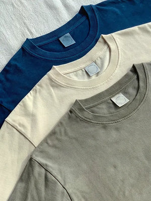 Cotton T-Shirt | Organic Indigo Hand-dyed