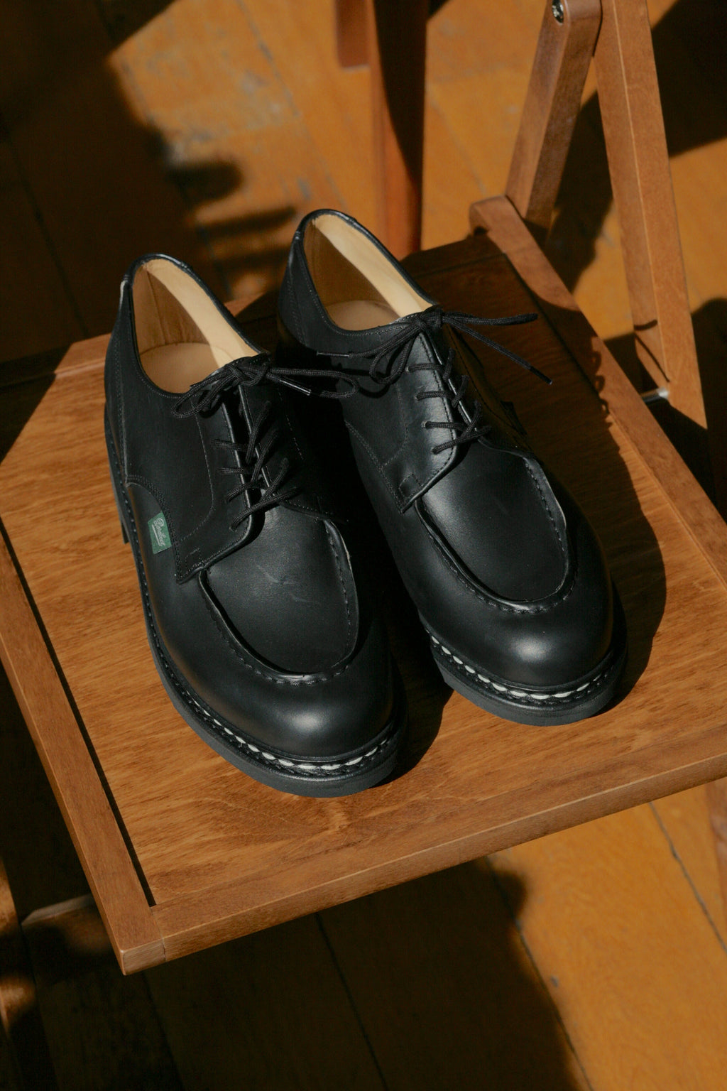 PARABOOT - Chambord Tex Noire-Lis Noir Rubber Sole - Tempo