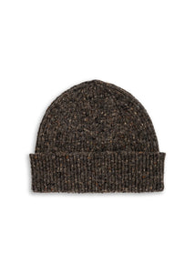 Donegal Virgin Wool Beanie - Taupe