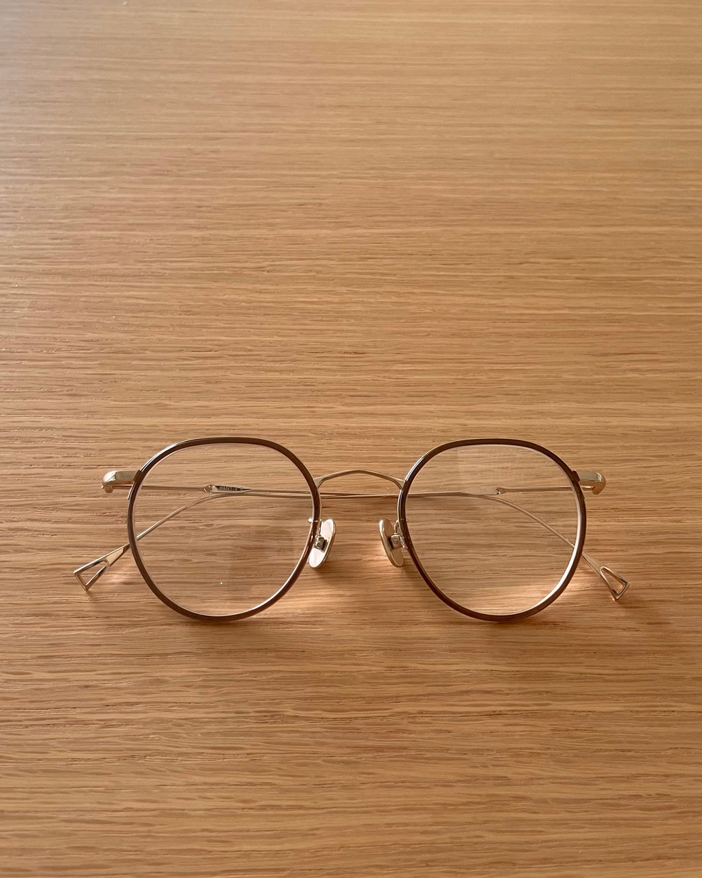 PANT V-S - Brown - Cellulose Acetate & Titanium - Tempo