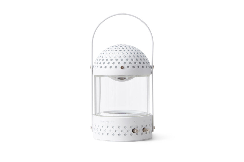TRANSPARENT - Light Speaker in White - Tempo