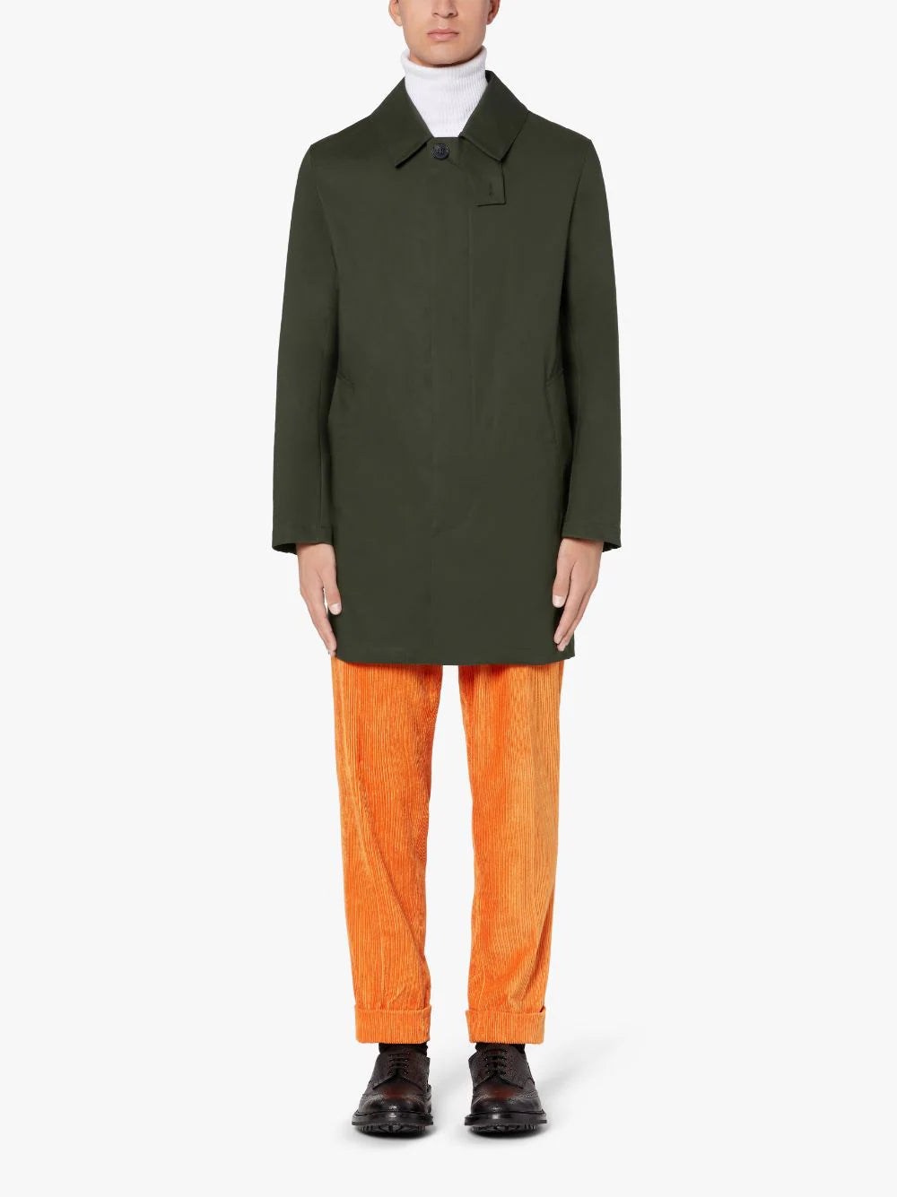 CAMBRIDGE RAINTEC COTTON SHORT COAT | BOTTLE GREEN | GMC-100 - Tempo