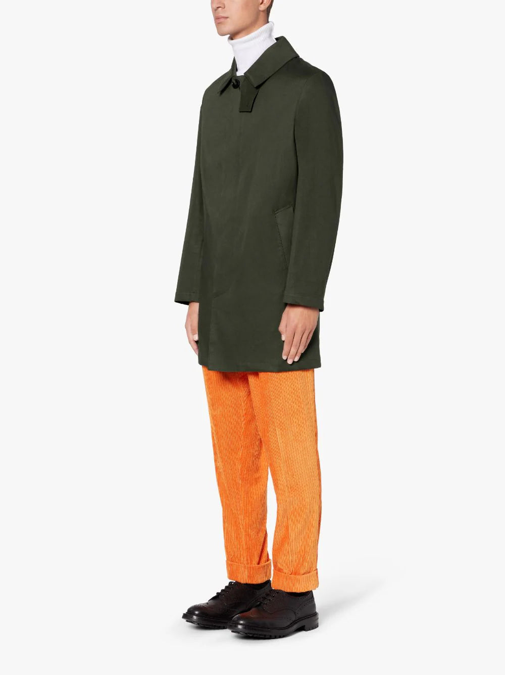 CAMBRIDGE RAINTEC COTTON SHORT COAT | BOTTLE GREEN | GMC-100 - Tempo