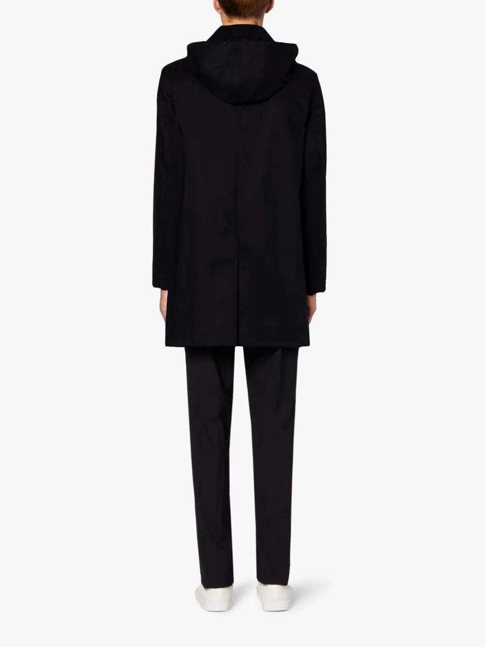 CAMBRIDGE HOOD RAINTEC COTTON COAT | BLACK | GMC-111 - Tempo