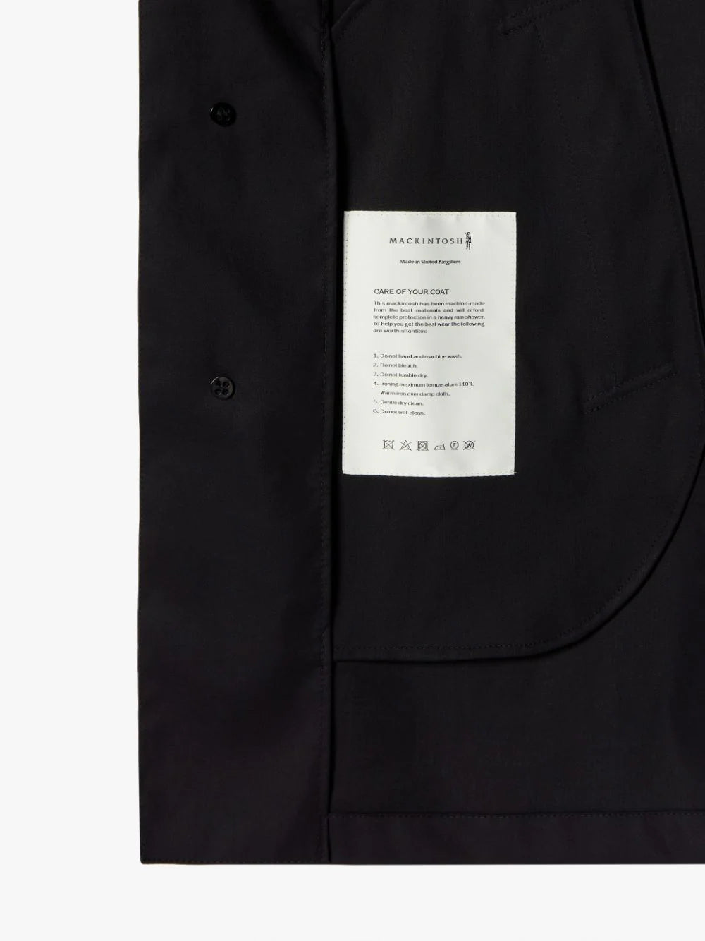 CAMBRIDGE HOOD RAINTEC COTTON COAT | BLACK | GMC-111 - Tempo