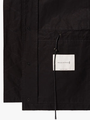 MACKINTOSH Country Dark Indigo Waxed Cotton Coat