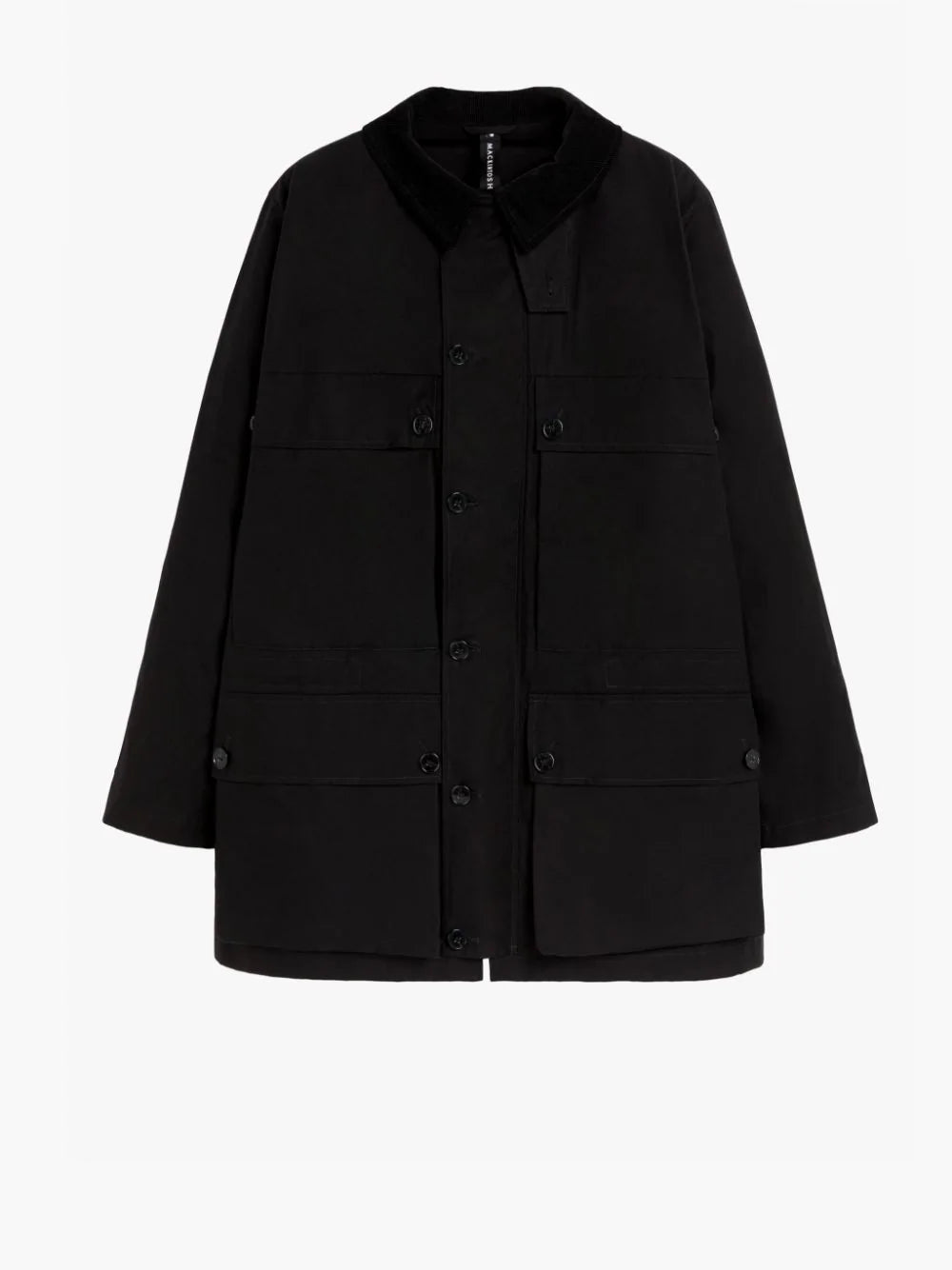 MACKINTOSH Country Dark Indigo Waxed Cotton Coat