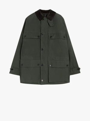 MACKINTOSH Country Green Waxed Cotton Coat SWITZERLAND