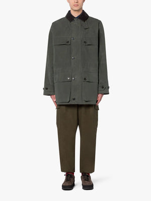 MACKINTOSH Country Green Waxed Cotton Coat SWITZERLAND