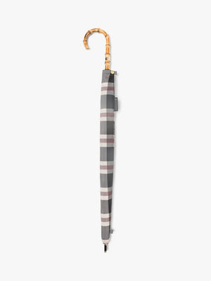 Heriot Handle Stick Umbrella | Black Brown Beige Check