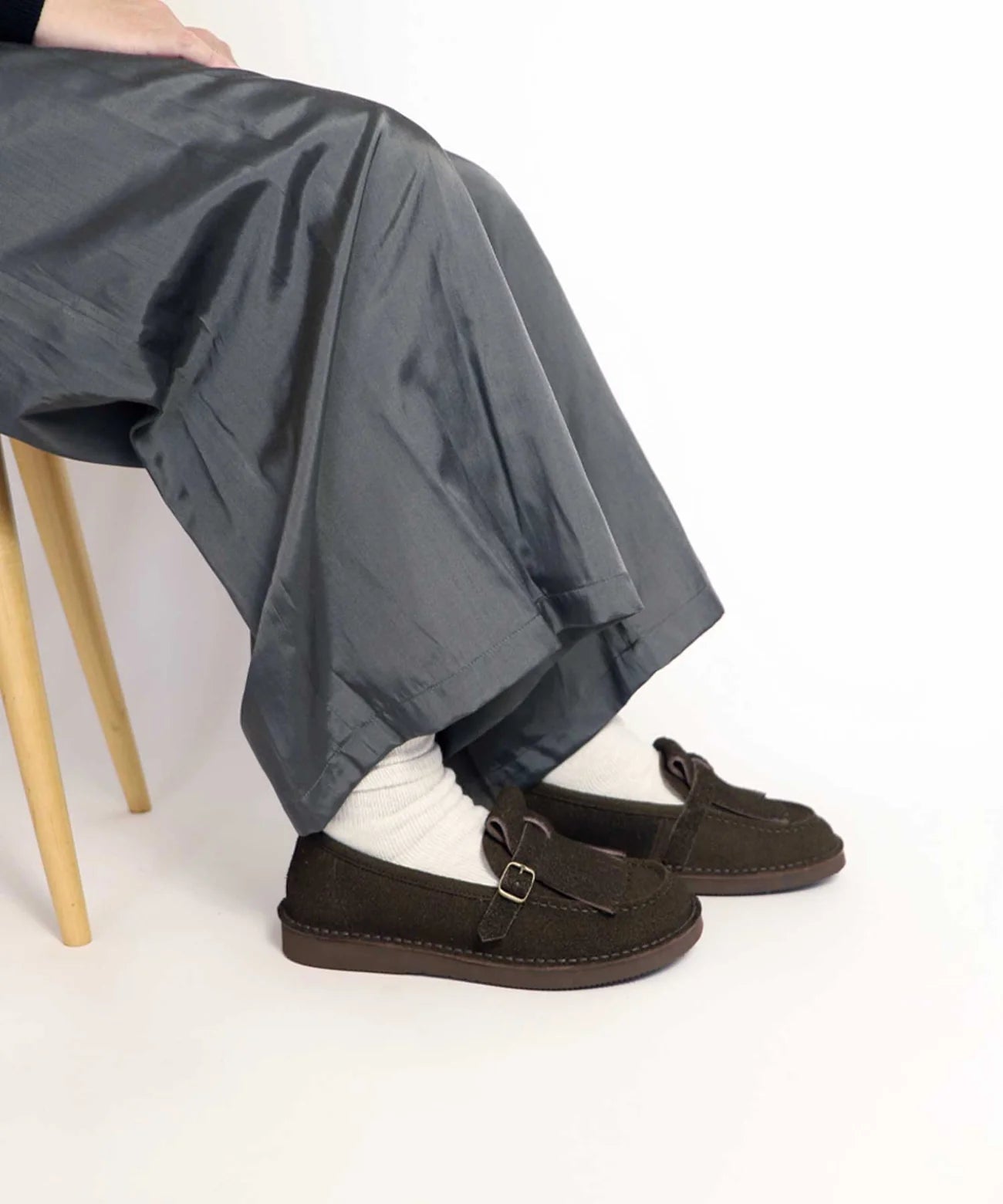 ORGANIC HANDLOOM - Pre-Order: Sevres Kilt in Thick Velour - Mocha - Tempo