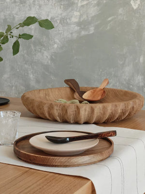 Walnut Wood Plates - Tempo