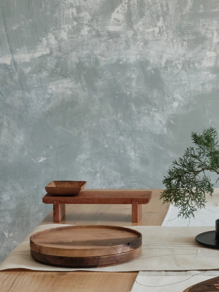 Walnut Wood Plates - Tempo